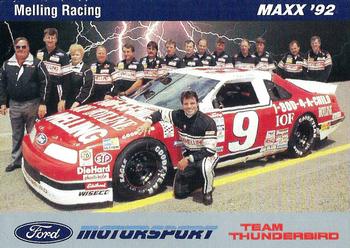 1992 Maxx Ford Motorsport #48 Chad Little w/Crew Front