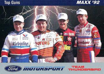 1992 Maxx Ford Motorsport #50 Mark Martin / Alan Kulwicki / Davey Allison / Bill Elliott Front