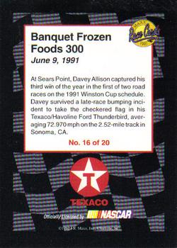 1992 Maxx Texaco Star Team #16 Victory #3 Sears Point Back