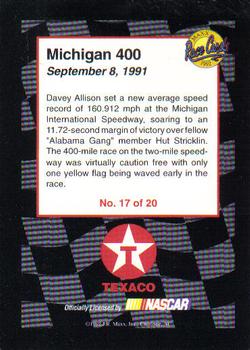 1992 Maxx Texaco Star Team #17 Victory #4 Michigan Back