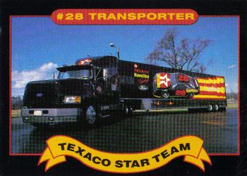 1992 Maxx Texaco Star Team #7 #28 Transporter Front