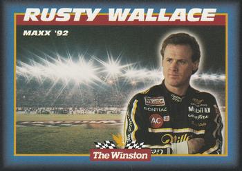 1992 Maxx The Winston #6 Rusty Wallace Front