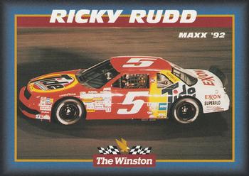 1992 Maxx The Winston #24 Ricky Rudd's Car Front