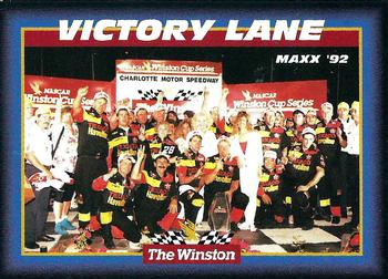 1992 Maxx The Winston #49 Victory Lane Front
