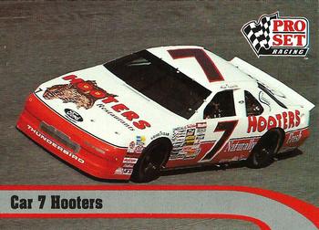 1992 Pro Set #152 Car 7 Hooters Front