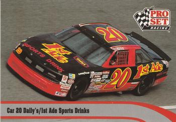 1992 Pro Set #27 Car 20 Dally's/1st Ade Sports Drinks Front