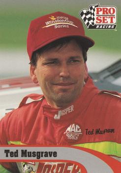 1992 Pro Set #70 Ted Musgrave Front