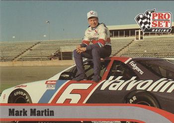 1992 Pro Set #96 Mark Martin Front