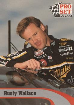 1992 Pro Set #115 Rusty Wallace Front