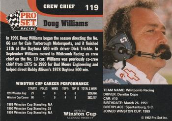 1992 Pro Set #119 Doug Williams Back