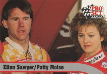 1992 Pro Set #197 Elton Sawyer / Patty Moise Front