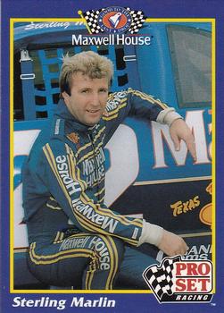 1992 Pro Set Maxwell House #3 Sterling Marlin Front