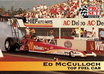 1992 Pro Set NHRA #114 Ed McCulloch's Car Front
