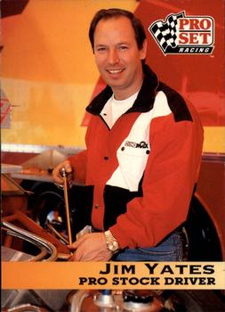 1992 Pro Set NHRA #71 Jim Yates Front