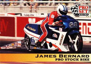 1992 Pro Set NHRA #98 James Bernard Front