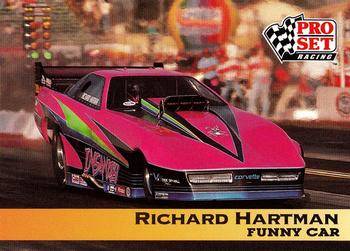 1992 Pro Set NHRA #123 Richard Hartman's Car Front