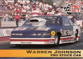 1992 Pro Set NHRA #136 Warren Johnson's Car Front
