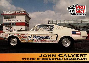 1992 Pro Set NHRA #198 John Calvert's Car Front