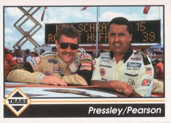 1992 Traks #177 Robert Pressley / Ricky Pearson Front