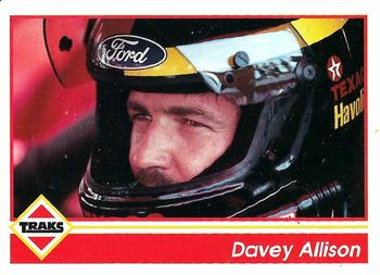 1992 Traks #28 Davey Allison Front