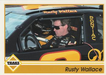 1992 Traks #124 Rusty Wallace Front