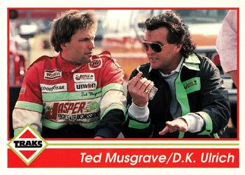 1992 Traks #155 Ted Musgrave / D.K. Ulrich Front
