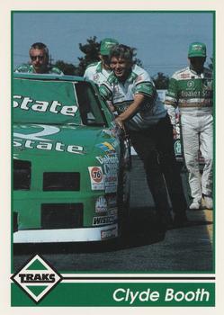 1992 Traks #158 Clyde Booth Front
