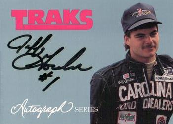 1992 Traks - Autographs #A7 Jeff Gordon Front
