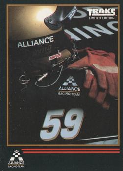 1992 Traks Alliance Robert Pressley #1 Cover/Checklist Card Front
