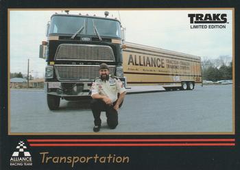 1992 Traks Alliance Robert Pressley #3 Robert Pressley's Transporter Front