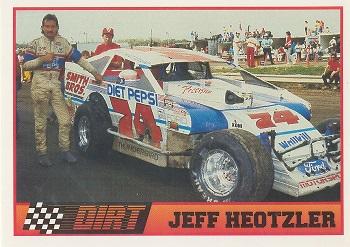 1992 Traks Dirt #7 Jeff Heotzler Front