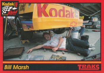 1992 Traks Kodak Ernie Irvan #17 Bill Marsh Front