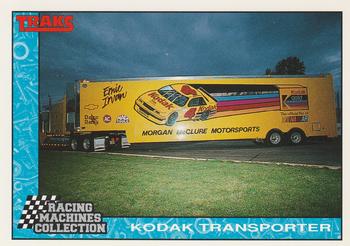 1992 Traks Racing Machines #10 Kodak Transporter Front