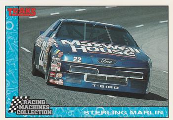 1992 Traks Racing Machines #22 Sterling Marlin's car Front