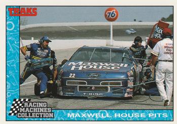 1992 Traks Racing Machines #45 Maxwell House Pits Front