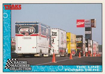 1992 Traks Racing Machines #55 The Line Forms Here Front