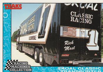 1992 Traks Racing Machines #61 Skoal Classic Transporter Front