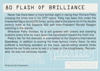 1992 Traks Racing Machines #80 Flash of Brilliance Back
