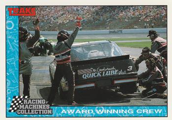 1992 Traks Racing Machines #89 Award Winning Crew Front
