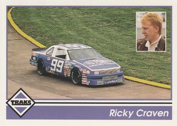 1992 Traks Racing Machines - Bonus #10B Ricky Craven Front