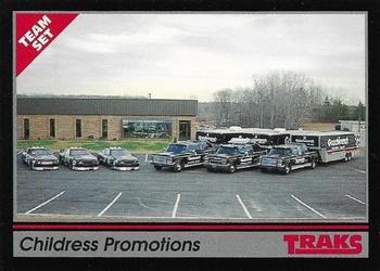 1992 Traks Team Sets #16 Childress Promotions Front