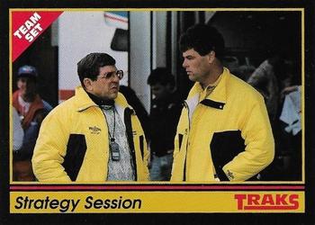 1992 Traks Team Sets #77 Strategy Session Front