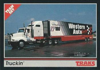 1992 Traks Team Sets #150 Truckin' / Checklist Front