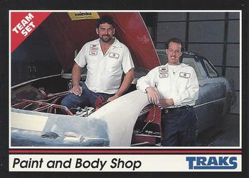 1992 Traks Team Sets #167 Paint and Body Shop Front