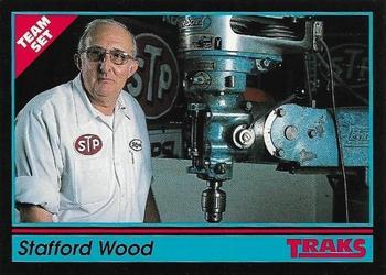 1992 Traks Team Sets #191 Stafford Wood Front