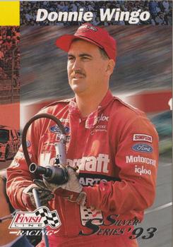 1993 Finish Line - Silver Series '93 #55 Donnie Wingo Front