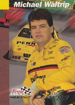 1993 Finish Line - Silver Series '93 #123 Michael Waltrip Front
