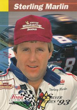 1993 Finish Line - Silver Series '93 #168 Sterling Marlin Front