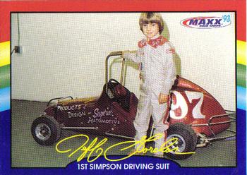 1993 Maxx Special Edition Jeff Gordon #3 1st Simpson Driving Suit Front