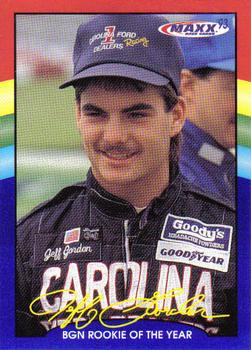1993 Maxx Special Edition Jeff Gordon #10 BGN Rookie of the Year Front
